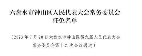 六盘水市最新人事任免动态及解析